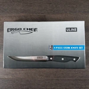 ULINE Ergo Chef 4 Piece Steak Knife Set PRO SERIES II - Picture 1 of 6