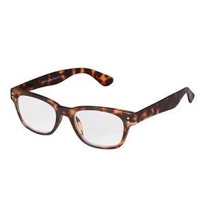 Tortoiseshell +2.0 Dioptre Classic Reading Glasses Mens Womens Reader Diopter - Picture 1 of 12