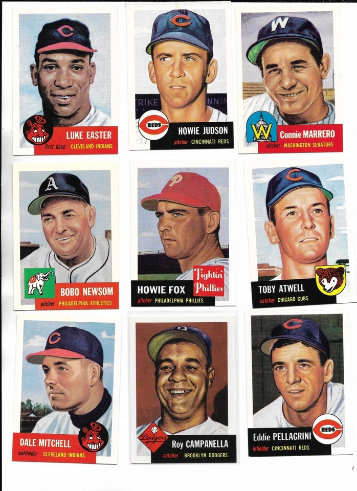 1991 Topps Archives '53 U-CHOOSE Easter Judson Marrero Newsom Fox Atwell +++ - Image 1 of 1