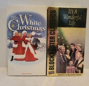 It's a Wonderful Life & White Christmas VHS - Picture 1 of 8