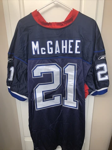 WILLIS McGAHEE BUFFALO BILLS STITCHED SEWN TEAM ISSUED TAPERED SLEEVE JERSEY 56 Cover