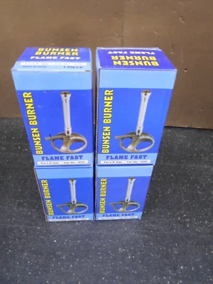 Quemador Bunsen 3032 Lote de 4 quemadores Foto 1 de 3