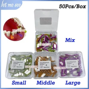 Dental Wedge Prime Teeth Interproximal Wedge Guard w Metal Plastic Wedge Knife - Picture 1 of 14