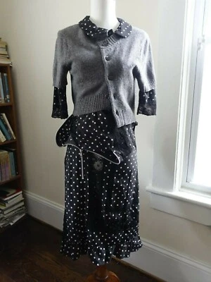 Vestido Junya Watanabe AW Punto Twist con Cárdigan Adjunto Talla S Nuevo con Etiquetas Comme Des Garcons Foto 1 de 4