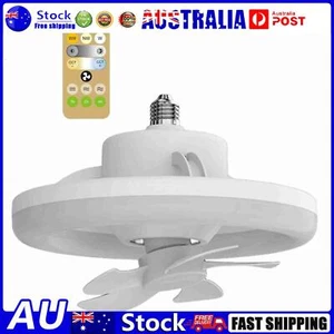 Dimmable 360° LED Ceiling Fan Light Remote Control 3 Speeds Easy Install - Picture 1 of 9