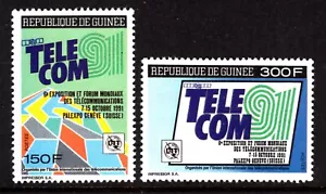 Guinea 1170-1171 montado sin montar o nunca montado Foro Mundial de Telecomunicaciones 1991 x45318 - Imagen 1 de 1