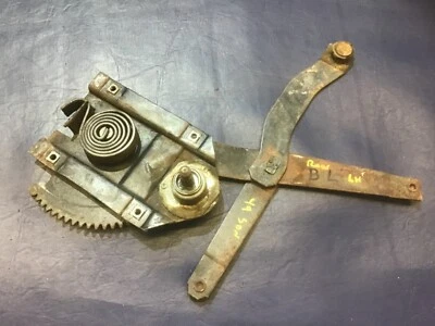 1949 Cadillac Sedan DS LH Rear Door Window Regulator Used Original Manual Crank - Image 1 of 4