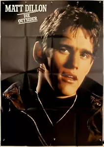 Francis Ford Coppola THE OUTSIDERS original vintage 2 sheet movie poster 1983 - Picture 1 of 1