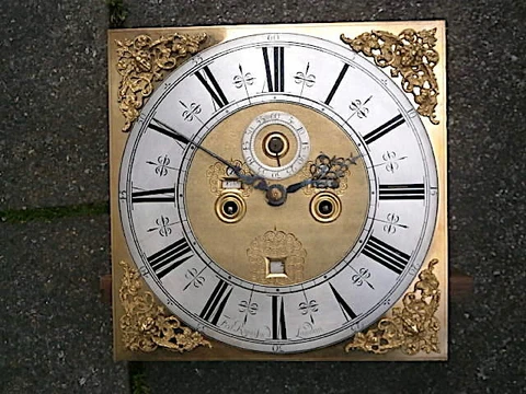 FRA RAYNSFORD  LONDON C1710 8DAY DAYS+MONTH+CALLENDER LONGCASE DIAL+MOVE Cover