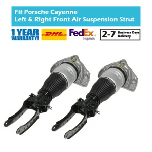 Pair Front Air Suspension Struts Fit Porsche Cayenne 9PA 955 Turbo S 4.5 - Picture 1 of 7