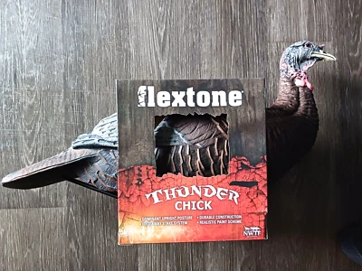 Flextone Thunder Chick Upright Turkey Decoy #FG-DCOY-00315 - NEW!!! - Image 1 of 3
