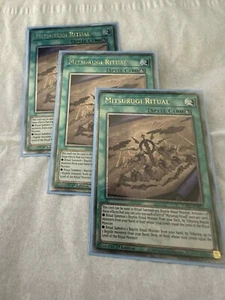 1x Yugioh EU English Mitsurugi Ritual SUDA-EN095 Quarter Century Secret Rare NM - Picture 1 of 1
