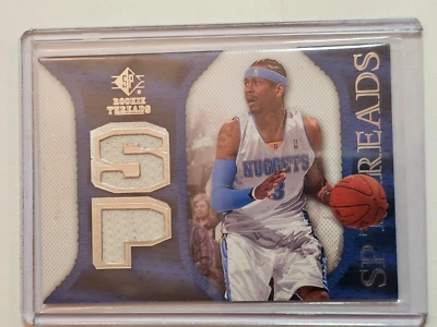 Allen Iverson 2007-08 Sp Rookie Threads Game Used Dual Jersey Nuggets - Image 1 of 3