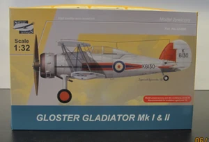 RARE Silver Wings 1:32 Gloster Gladiator MK l & ll # 32-08 Parts sealed,open box - Bild 1 von 11