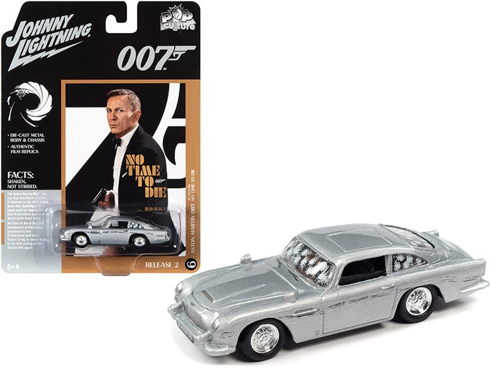 Johnny Lightning 1:64 Scale Aston Martin DB5 - 007 No Time To Die Diecast Model - Image 1 of 1