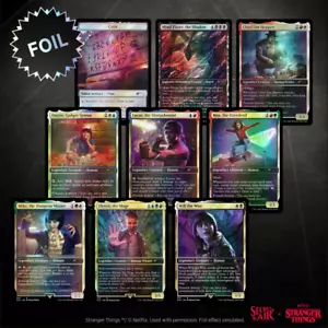 Magic the Gathering (MTG) Secret Lair x Stranger Things (Foil) - Picture 1 of 1