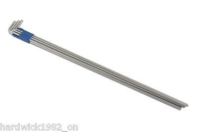 LASER TOOLS 6057 EXTRA XL LONG ALLEN HEX KEY SET 4MM - 10MM SHORT & LONG SIDES