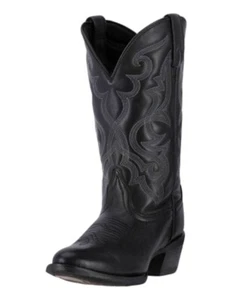 Laredo Western Boots Womens 11" Maddie Cowboy Round Toe Black 51110 - Picture 1 of 1