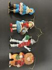Vintage Set of 4 Kurt Adler Wizard of Oz Christmas Ornaments Plastic