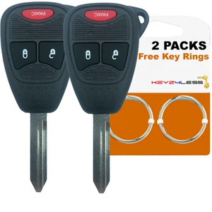 2 para Chrysler PT Cruiser 2006 2007 2008 2009 2010 mando a distancia llavero - Imagen 1 de 2