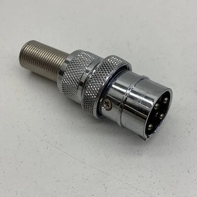 Eaton 91 Series Uninsulated Connector Plug 4-Pin Microphone Male Plug - Image 1 of 4
