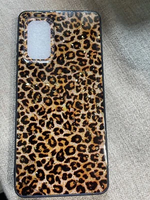 Samsung Galaxy A72 Phone Case Cover Gold CHEETAH PRINT — 第 1/4 张图片