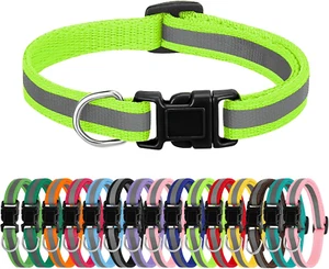 16 Pack Puppy Collars for Litter, Reflective Puppy Collars Adjustable Puppy ID C - Picture 1 of 11