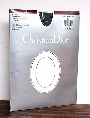 PANTIMEDIAS CHRISTIAN DIOR 4479 L'ALLURE REF 614 ULTRA SEDA TRANSPARENTE AZUL MARINO 20 Dnr 3 Foto 1 de 4