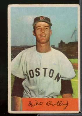 Milt Bolling Card 1954 Bowman #130  - Image 1 of 2