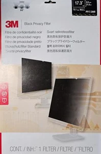 3M Privacy Filter for 17.3" Widescreen Laptop (PF173W9B),Blackout - Picture 1 of 2