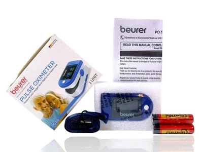 Fingertip Pulse Oximeter, Blood Oxygen Saturation Heart Rate Monitor Beurer PO50 - Image 1 of 4