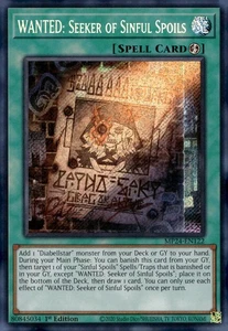 Yu-Gi-Oh! WANTED: Buscador de botín pecaminoso 1ª edición. Prisma MP24-EN122. Secret x1 - Imagen 1 de 2
