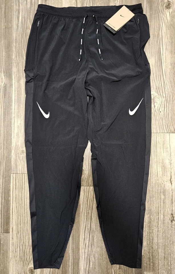 Size XL Mens Nike Aeroswift Dri-FIT ADV Running Pants Black FN3361-010