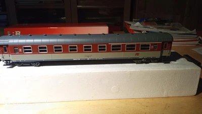 RIVAROSSI HO 3500 CARROZZA FS 1°CL TIPO 59 GRIGIO/ROSSO FEGATO  - Immagine 1 di 2