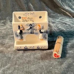 Soporte para palillo de dientes holandés Enesco de colección - Imagen 1 de 4