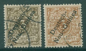 DEUTSCH-NEUGUINEA 1897 Nr 1a+b gestempelt (922989) - Picture 1 of 1