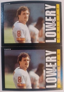 1985 Topps #277 Kansas City Chiefs Nick Lowery [2] NM/MT 06181 - Bild 1 von 5