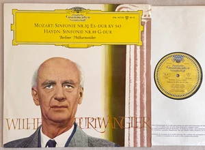 WILHELM FURTWANGLER Mozart 39 Haydn 88 1961 ED1 Large Tulip DGG LP NM - Picture 1 of 3