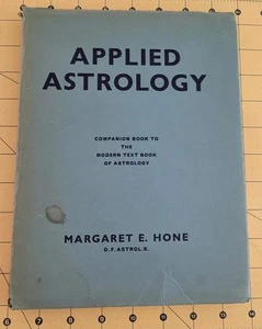 Applied Astrology by Margaret Hone 1968 3rd Impression L. N. Fowler Paperback - Picture 1 of 10