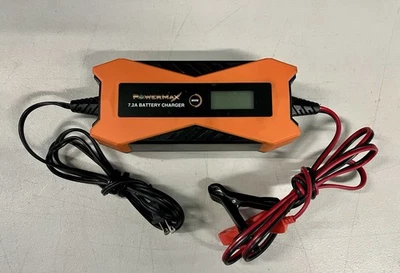 Genuine PowerMax PMMC-07 7.2 Amp Smart Battery Charger & Tester 11 Stage Auto - Image 1 of 2