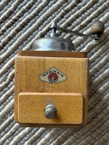 Dienes PeDe ca.1940-1950 Mokkamühle Kaffeemühle mit Handkurbel Retro Antik - Bild 1 von 9