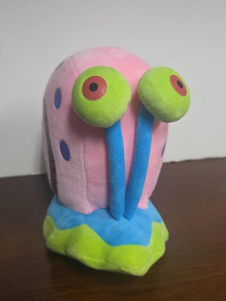 Juguete de Peluche 8" Gary el Caracol, Bob Esponja Pantalones Cuadrados Muñeca de Peluche Regalo Disney Foto 1 de 4