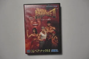 Sega Mega Drive Bare Knuckle II Streets of Rage 2 boxed Japan MD game US Seller - Picture 1 of 4