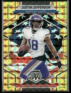 Justin Jefferson 2023 Panini Mosaic Minnesota Vikings - Picture 1 of 2