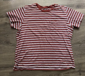 T-shirt donna Levis XXL manica corta a righe vestibilità standard camisa cotone - Foto 1 di 7