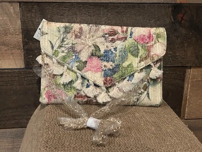 Urban Outfitters цветочный конверт застежки богемное сумка через плечо цепочка ремень новый - Изображение 1 из 4