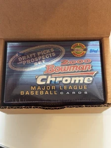 2000 Bowman Chrome Draft Picks MLB Baseball Factory Set Box NEU VERSIEGELT - Bild 1 von 2