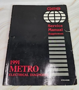 GEO TRACKER 1991 diagnóstico eléctrico manual de servicio suplemento ST370-91 EDM - Imagen 1 de 7