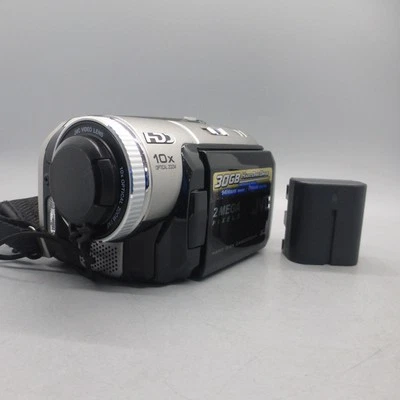 JVC Everio GZ-MG70AG Handheld High Definition HDD Camcorder Black Tested - Image 1 of 4