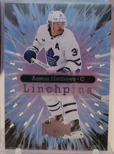 2022-23 Skybox Metal Universe Auston Matthews Linchpins RARE SSP 20 of 20 LP - Picture 1 of 2